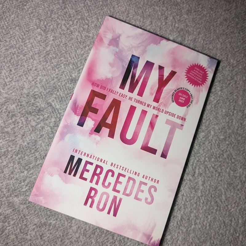 My Fault by Mercedes Ron, Paperback