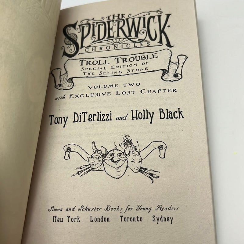 The Spiderwick Chronicles- Field Guide (Movie Tie-In) , Troll Trouble (Special Edition) & Goblins Attack (Special Edition ) 