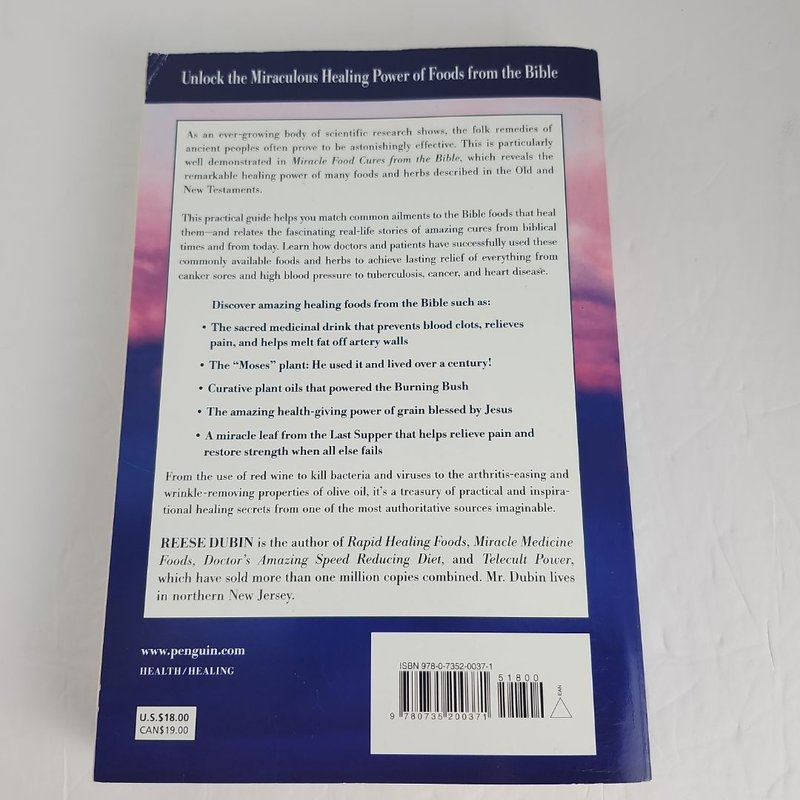 Miracle Food Cures from the Bible