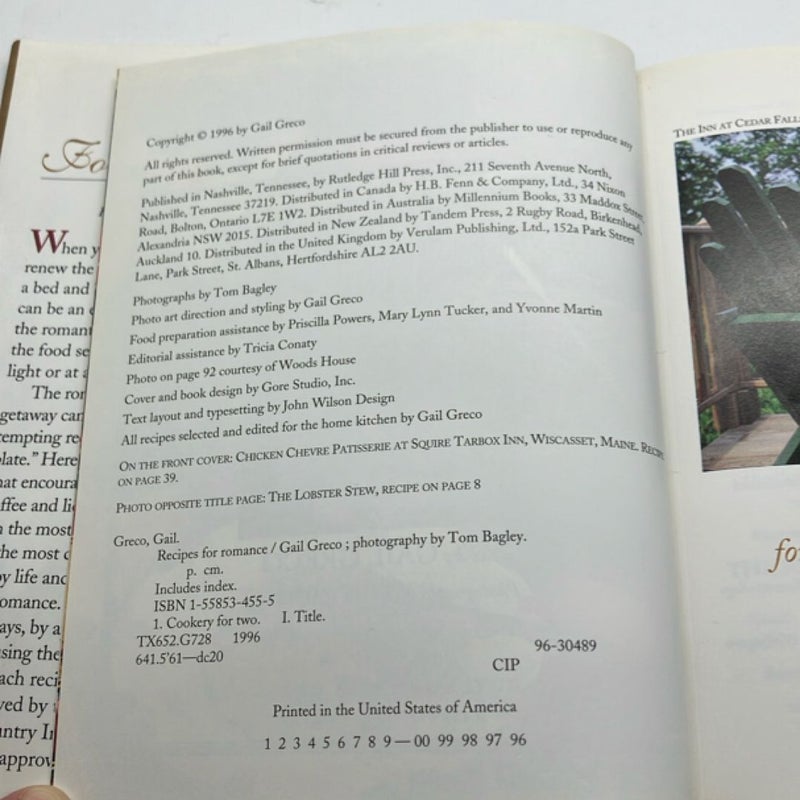 Recipes for Romance