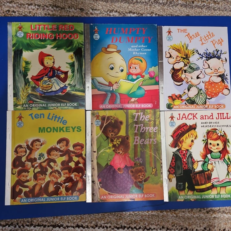 Set of 6 Junior Elf Books, Children's Classics