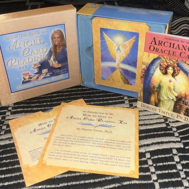 How To Give An Angel Card Reading Kit (DVD, Book & Cards)