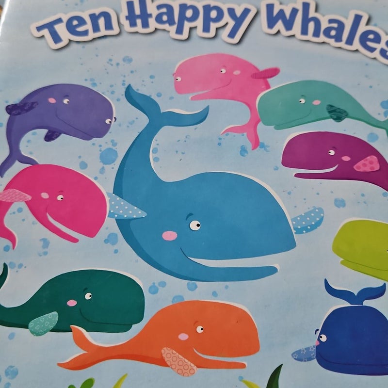 Ten happy whales.