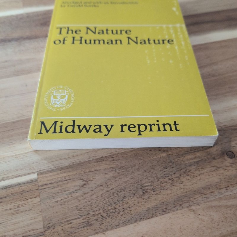 The Nature of Human Nature by Ellsworth Faris, Gerald D. Suttles