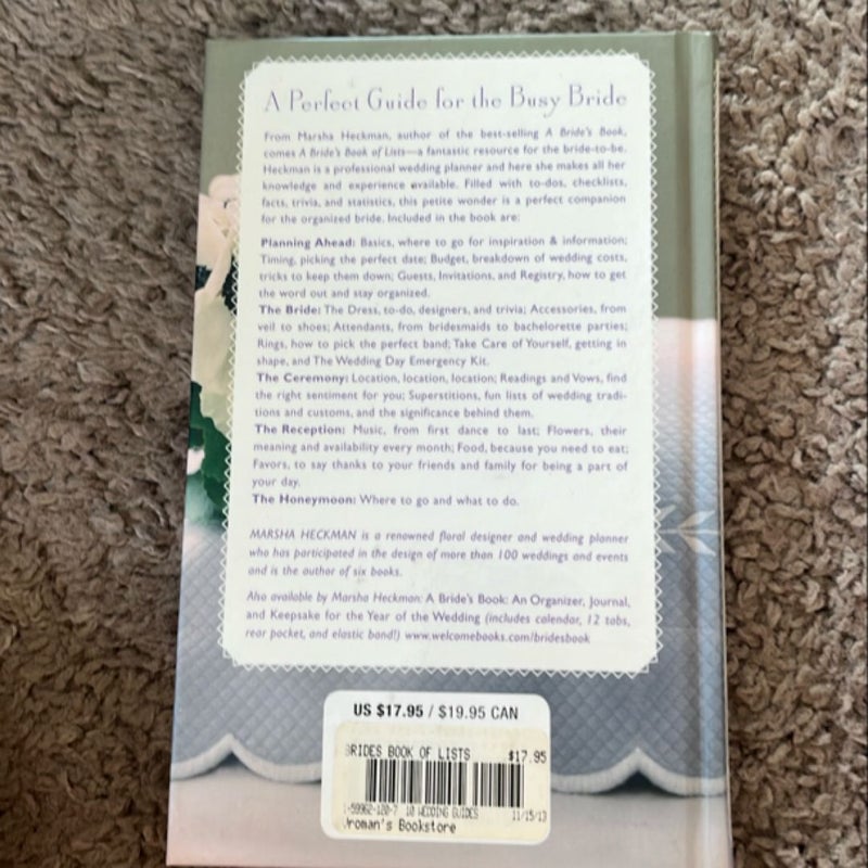 A Bride's Book of Lists