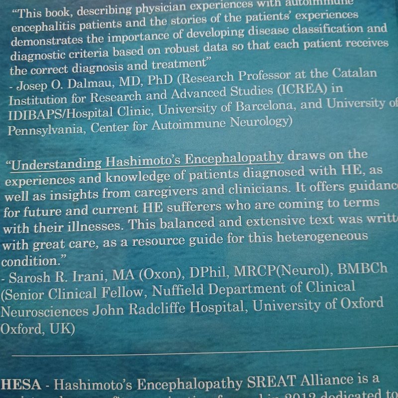 Understanding Hashimoto's Encephalopathy 2016 Edition by , Paperback ...