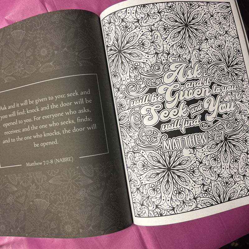 Color the Gospel: Inspired to Grace: Christian Coloring Books: Day and Night