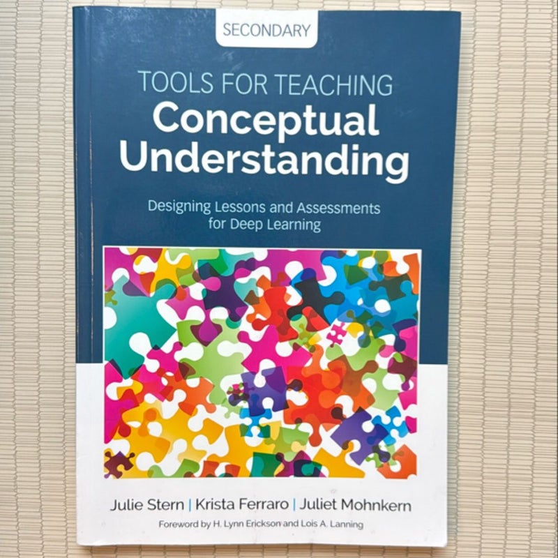 Tools for Teaching Conceptual Understanding, Secondary