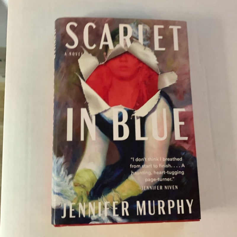 Scarlet in Blue