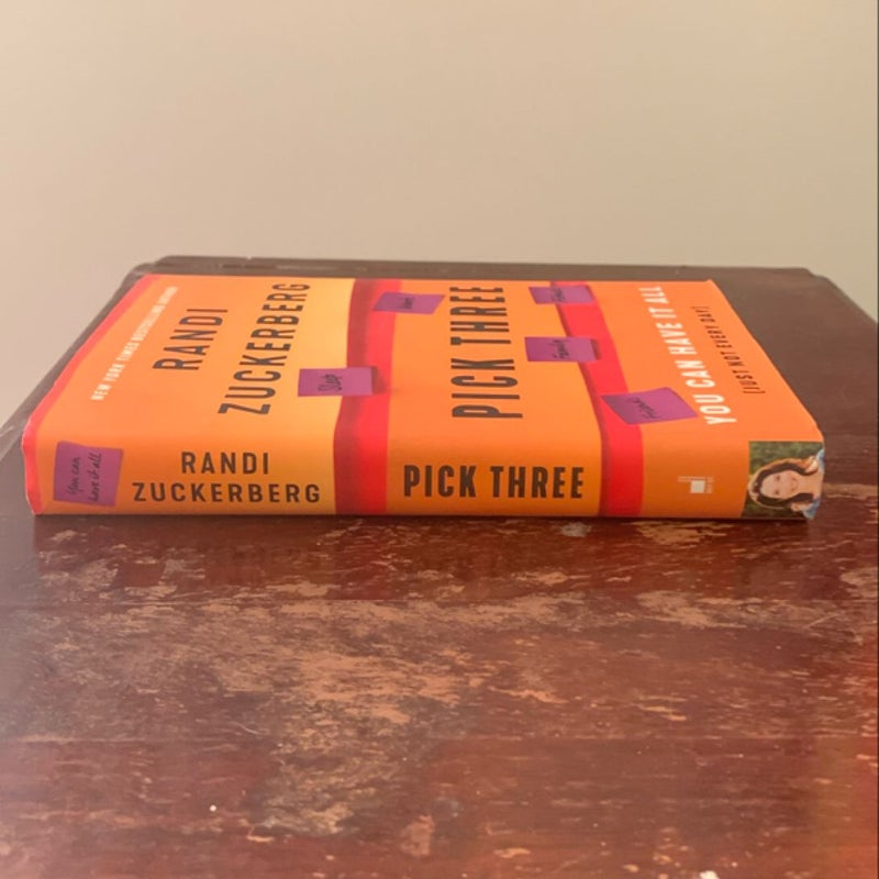 PICK THREE - SIGNED Hardcover