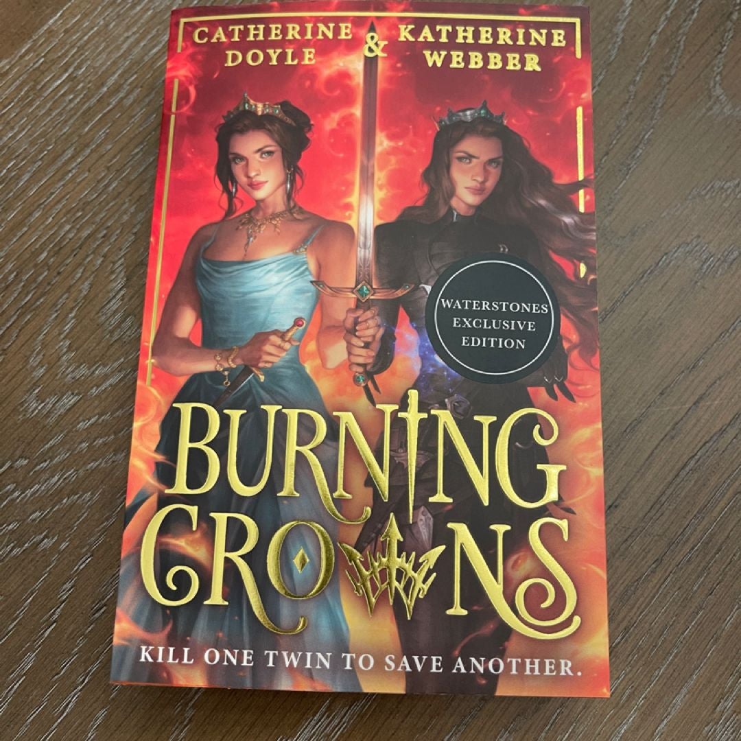 WATERSTONES Exclusive Rose Edition Burning Crowns *SIGNED*