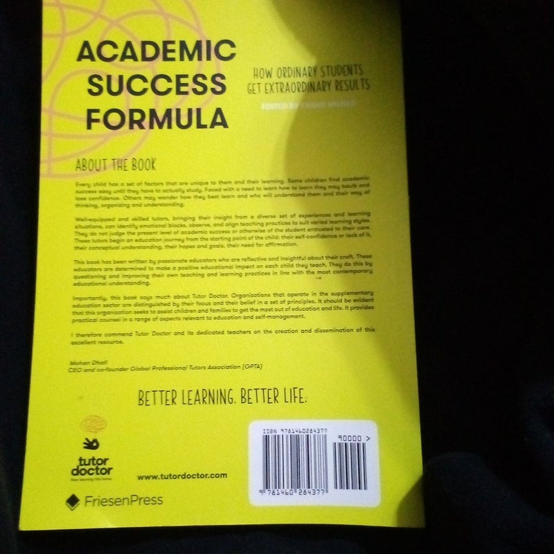 Academic Success Formula