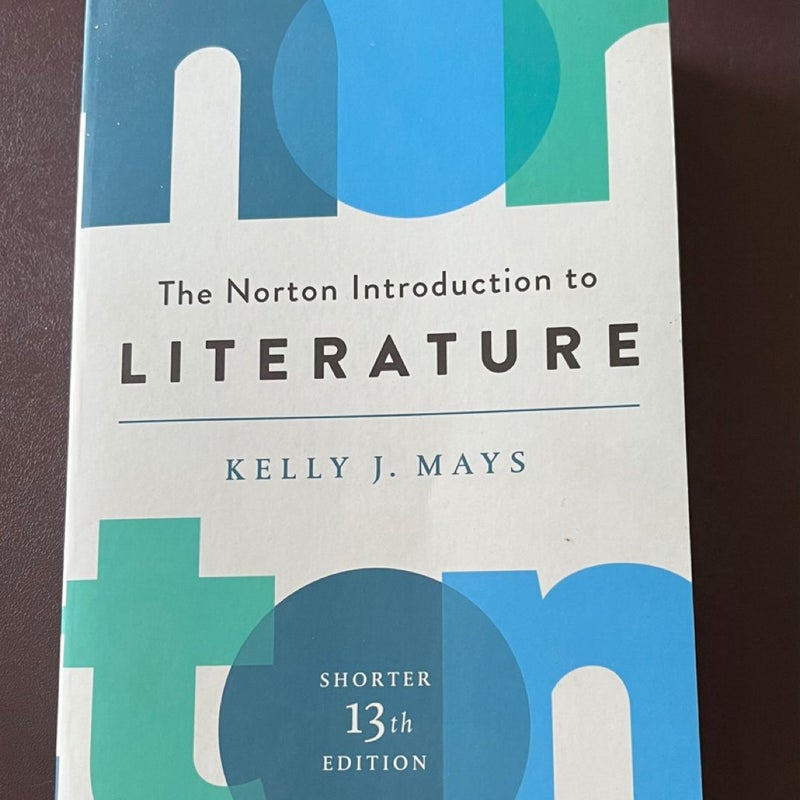 The Norton Introduction to Literature - Shorter 13e (with access code) 