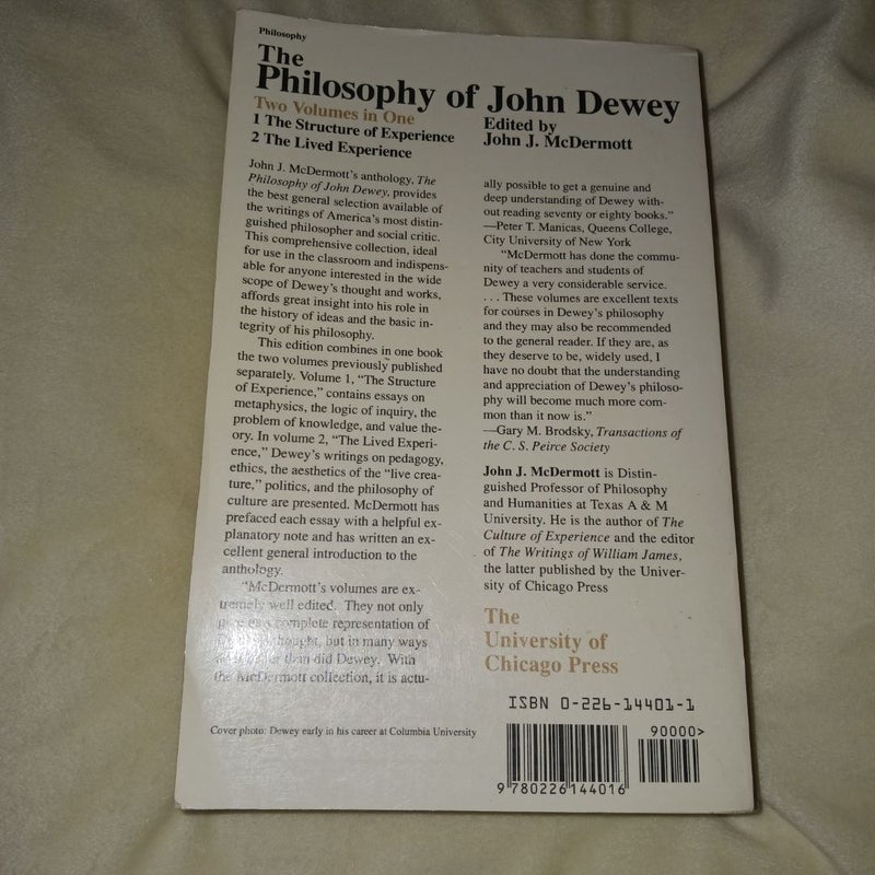 The Philosophy of John Dewey