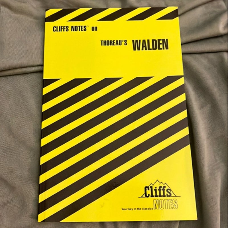 CliffsNotes on Thoreau's Walden