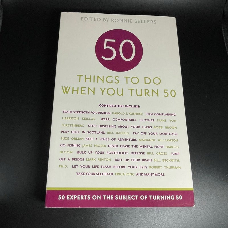 Fifty Things to Do When You Turn Fifty