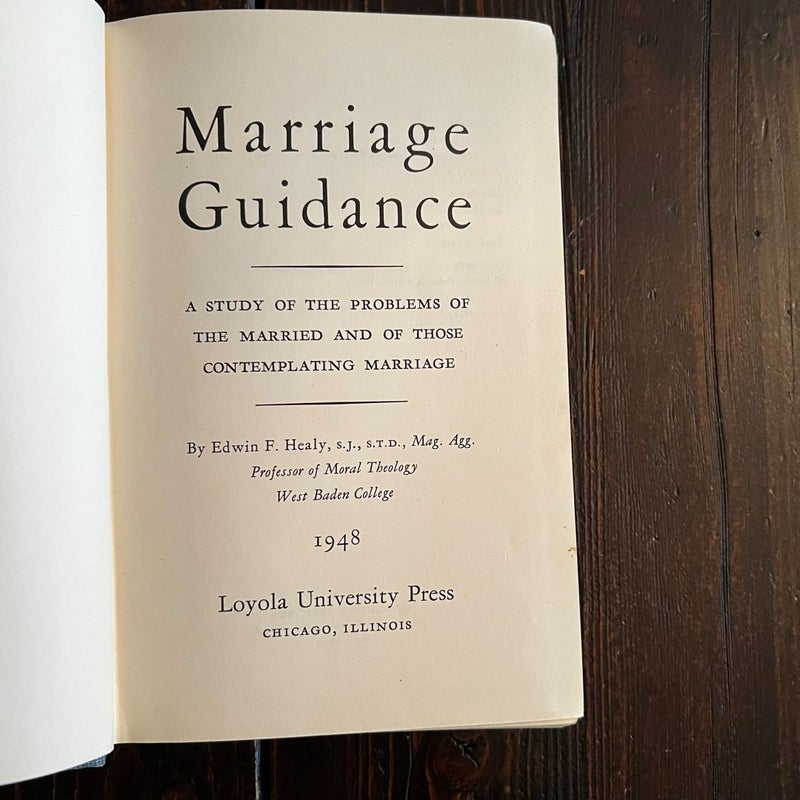 Marriage Guidance