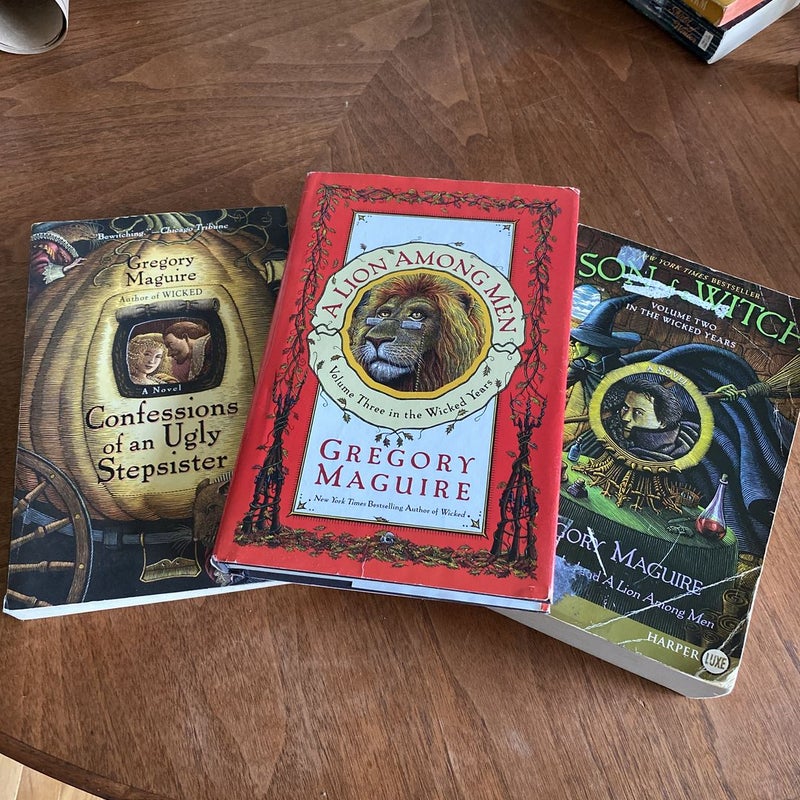 A Lion among Men, Son of a Witch, and Confessions of an Ugly Stepsister 