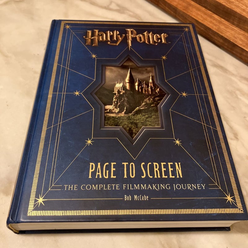 Harry Potter Page to Screen by Bob McCabe, Hardcover | Pango Books