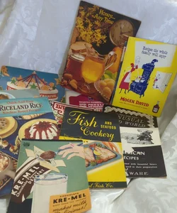 Various Recipe Pamphlets from Manufacturers