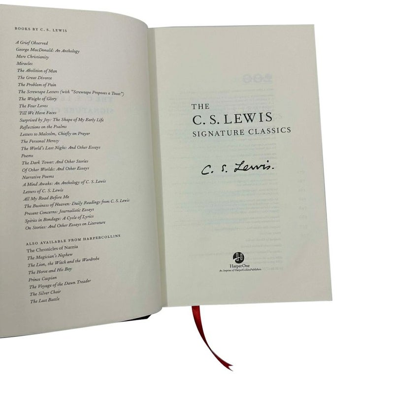 The C.S. Lewis Signature Classics by C.S. Lewis Leather-Bound