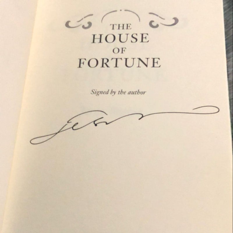 The House Of Fortune Waterstones Signed Sprayed Edges 