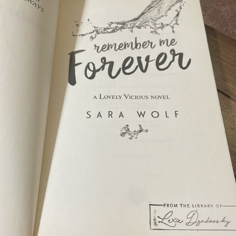 Remember Me Forever