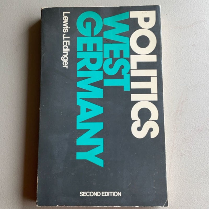 Politics west Germany