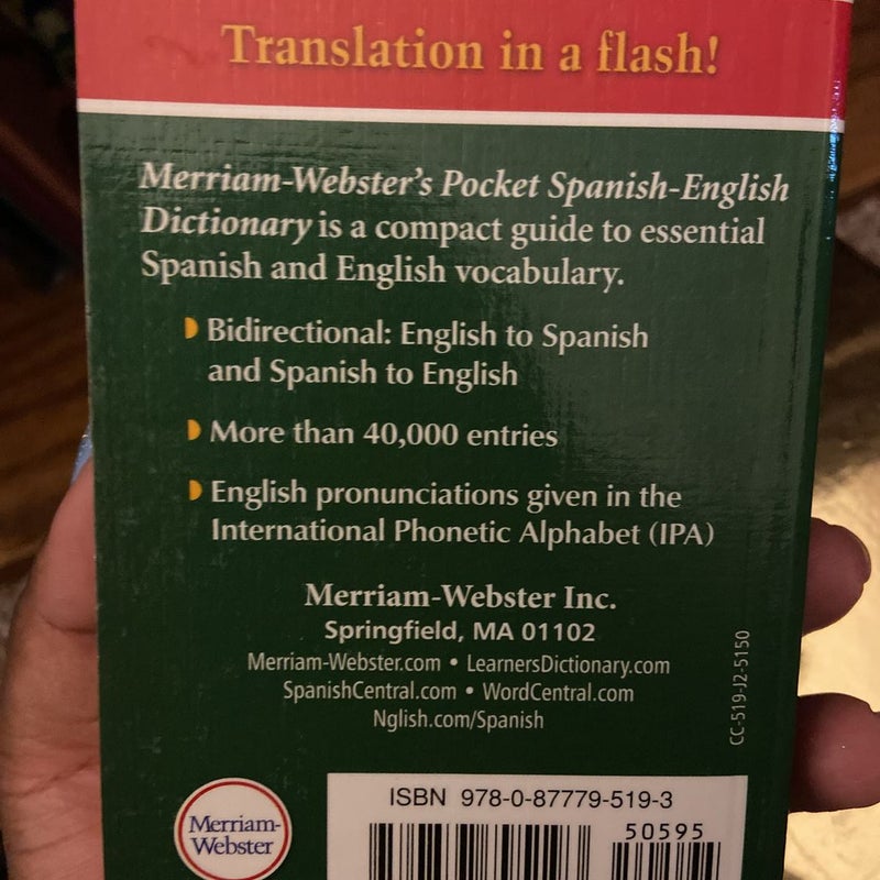 Merriam-Webster's Pocket Spanish-English Dictionary