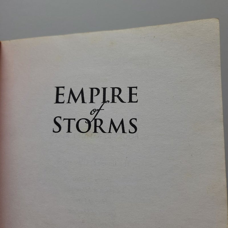 Empire of Storms | 1st/1st UK Paperback OOP Out of Print