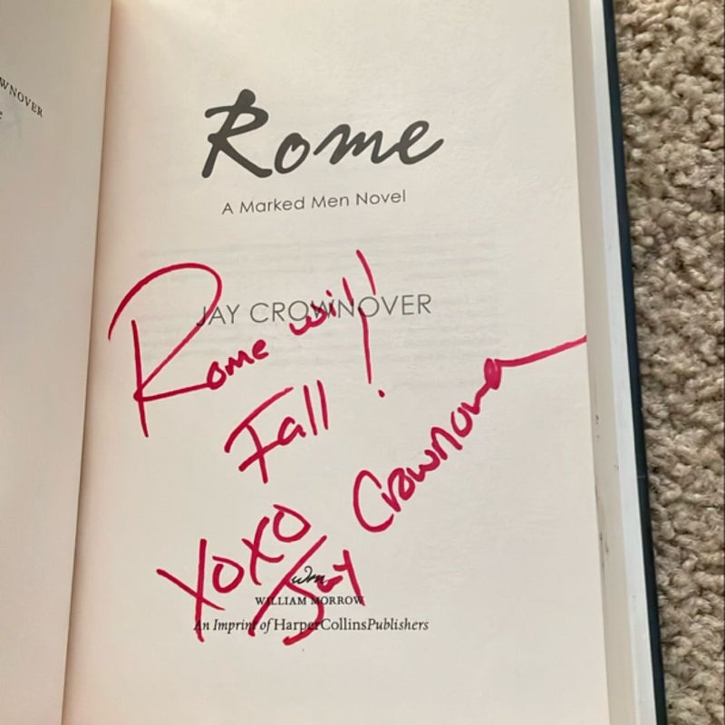 Rome (out of print hardcover signed by the author)