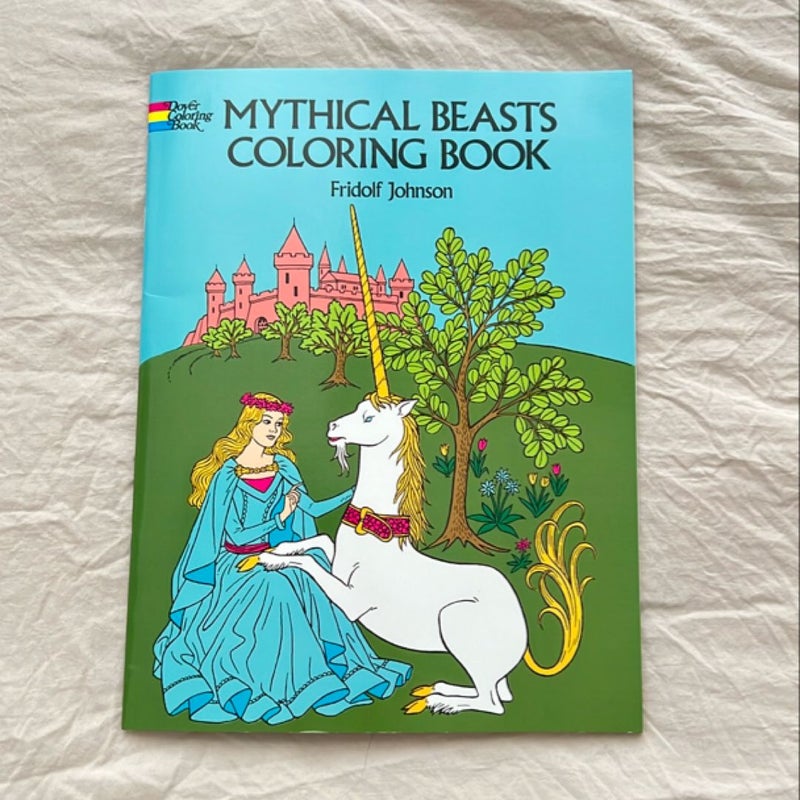 Mythical Beasts Coloring Book