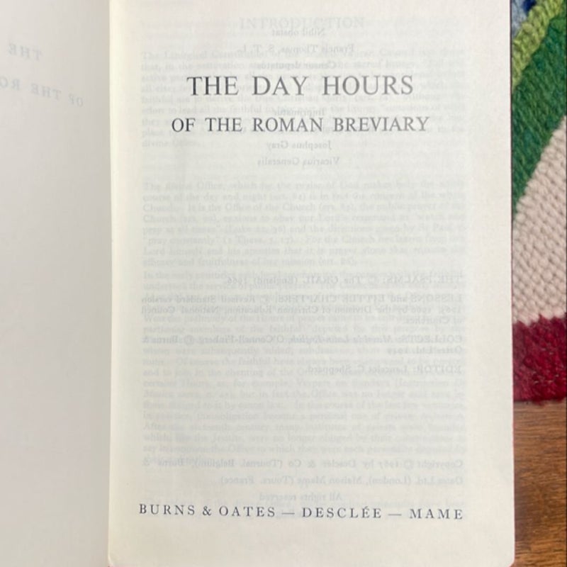 The Day Hours of the Roman Breviary (1967)