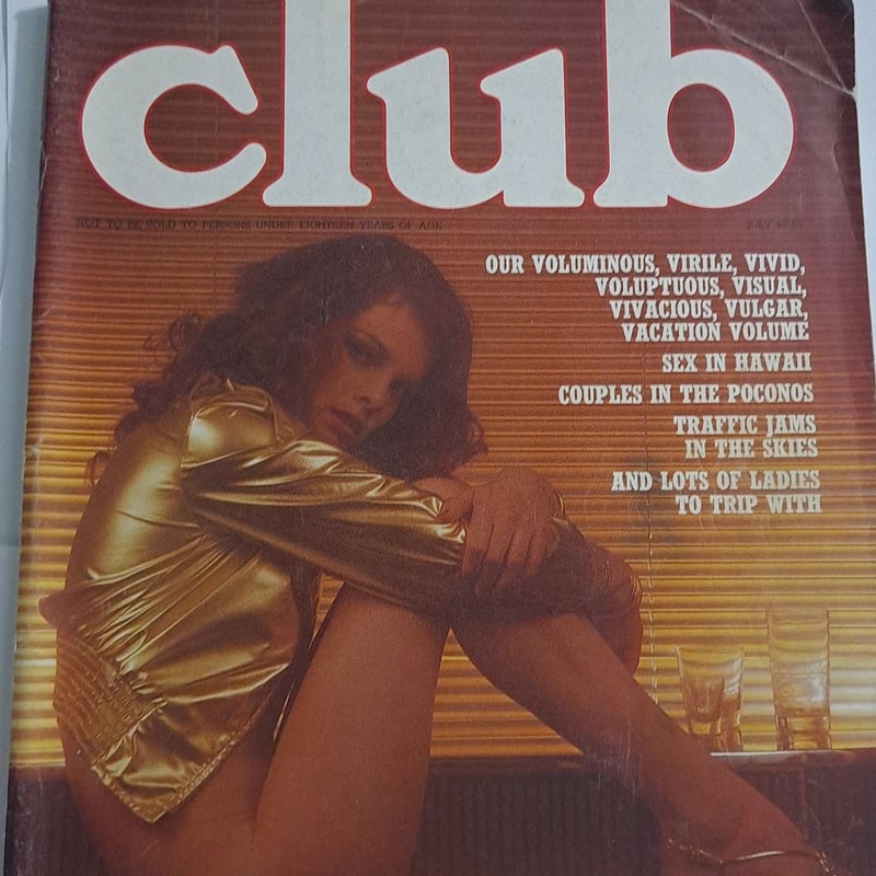Club magazine vintage good condition adults only please