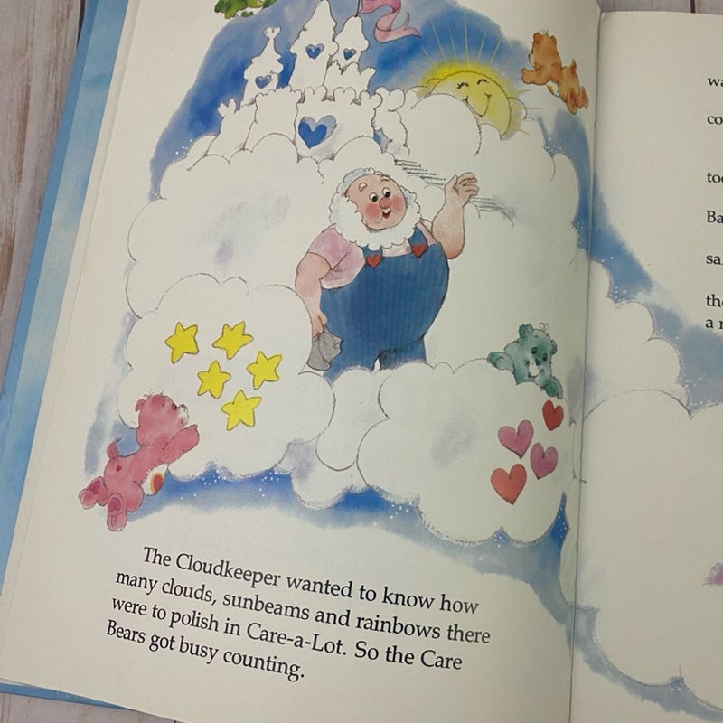 Vintage 1984 Care Bear Baby Hugs & Tugs Counting Hardcover Book 80s