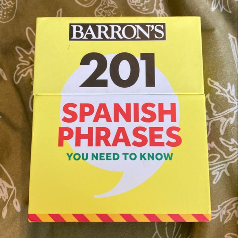 201 Spanish Phrases You Need to Know Flashcards