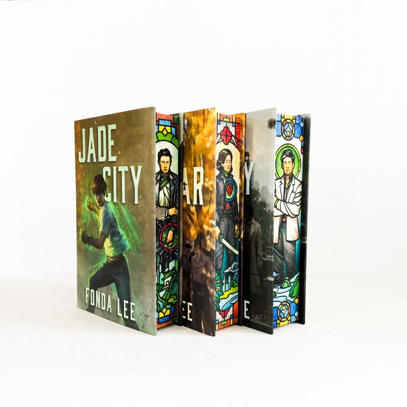 Jade City, Jade War, and Jade Legacy The Green Bone Saga (The Broken Binding Exclusive Editions)