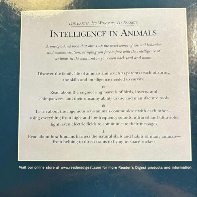 Intelligence in Animals