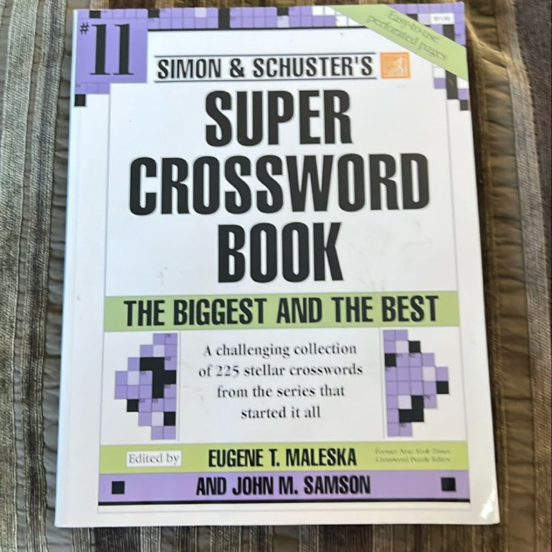 Simon and Schuster Super Crossword Puzzle Book #11