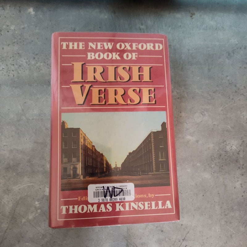 The New Oxford Book of Irish Verse