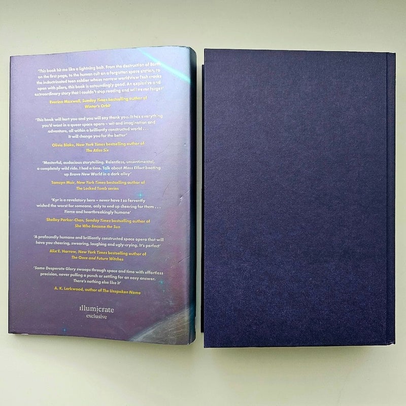 Some Desperate Glory by Emily Tesh HUGO award winner Illumicrate Special Edition