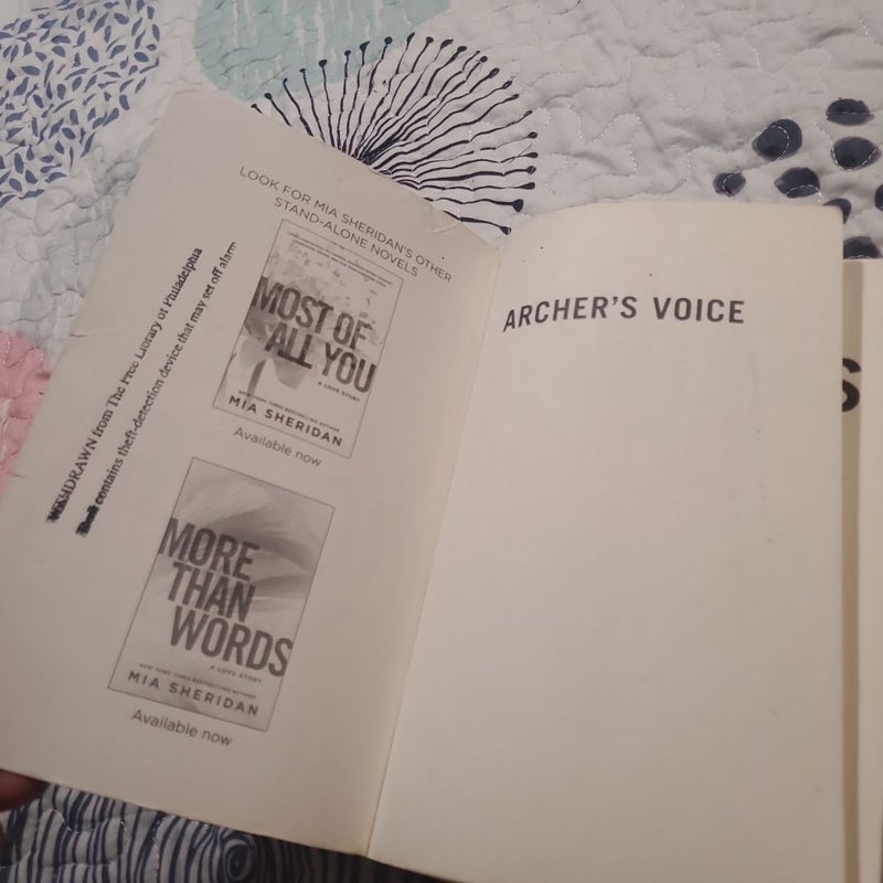 Archer's Voice (library sale)