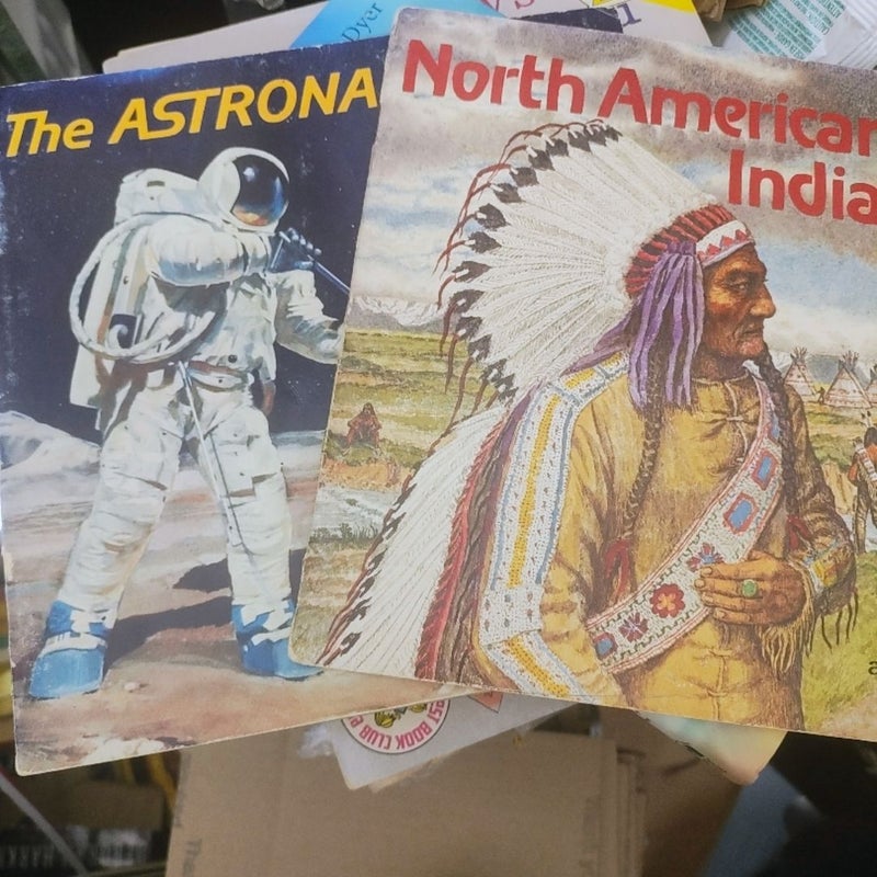 2 of the best book ever books astronauts and  Indians