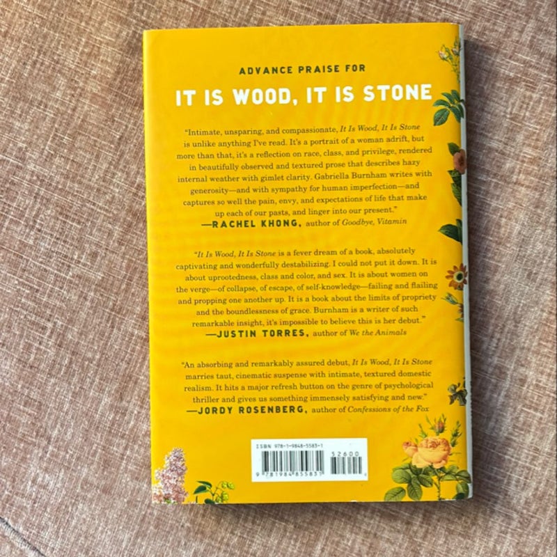 It Is Wood, It Is Stone