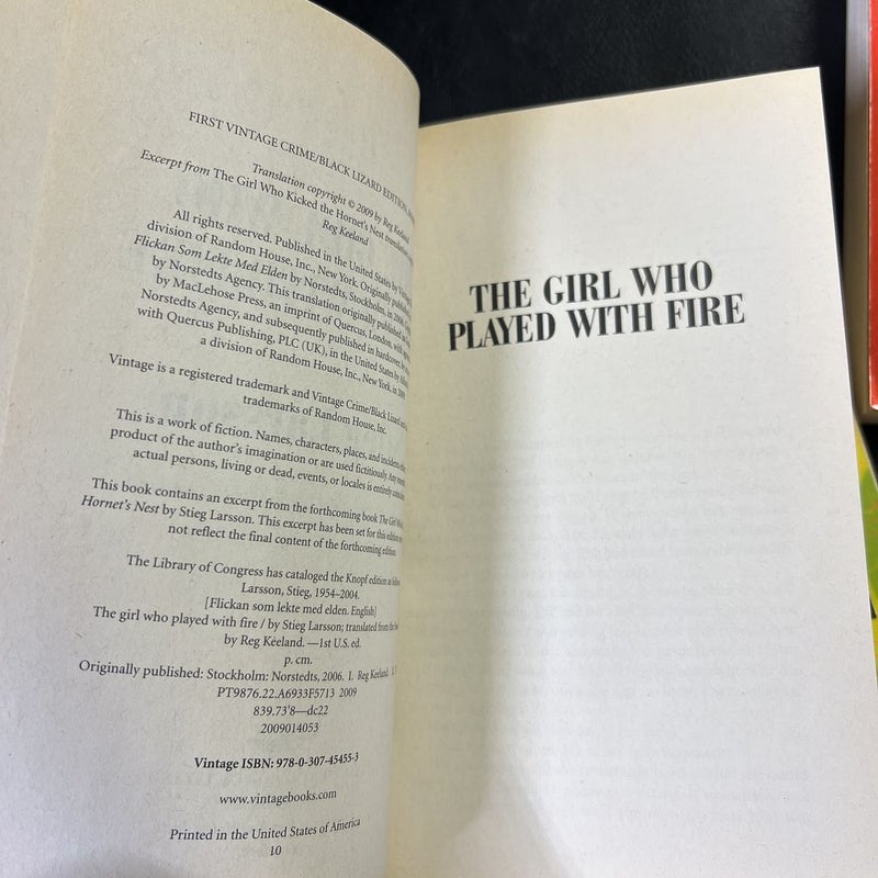 Stieg Larsson Millennium Trilogy