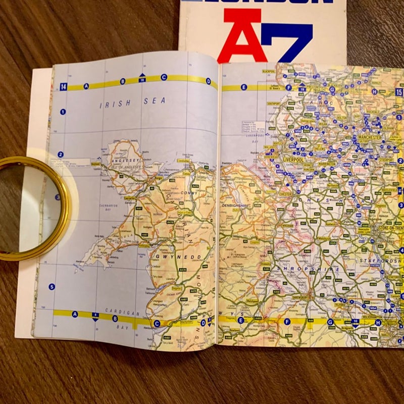 (Lot of 2) A-Z Great Britain Road Atlas & A-Z Inner London Super Scale Street Atlas