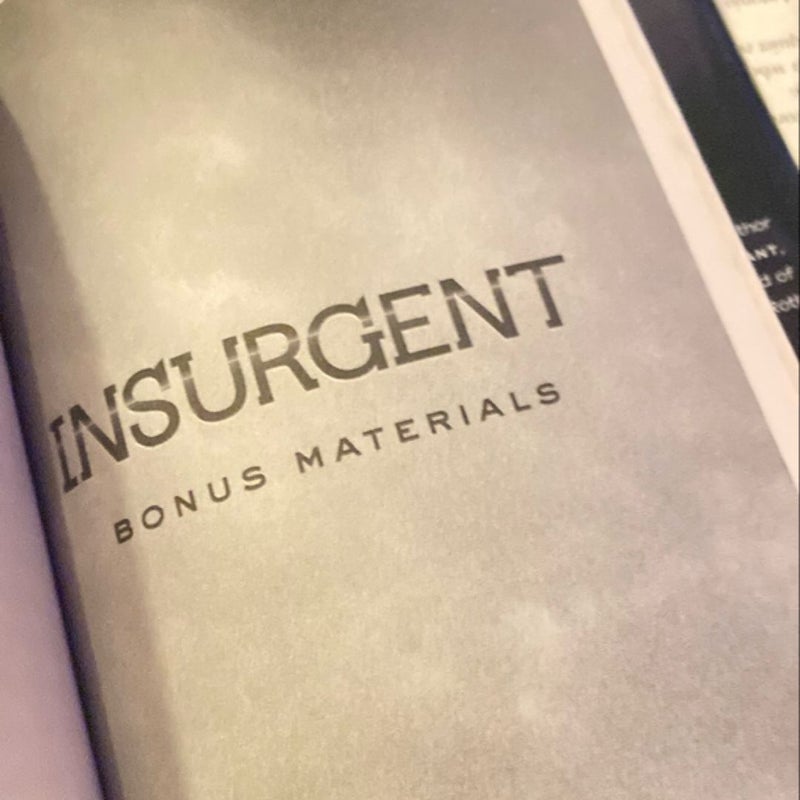 Insurgent Collector's Edition (includes tattoos!)