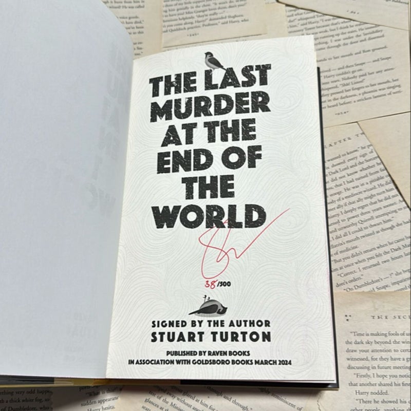 The Last Murder at the End of the World - GOLDSBORO EDITION SIGNED