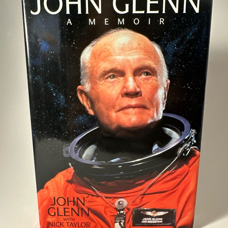 John Glenn Set A Memoir by Nick Taylor & John Glenn ‘99 Bantam Pre-owned HC VG