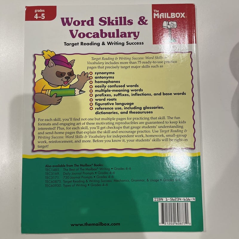 Target Reading and Writing Success - Word Skills and Vocabulary